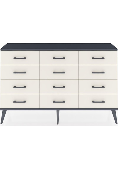 Arges Konsol 12 Çekmeceli 132x30x83 Aytaşı-antrasit/aytaşı Antrasit/aytaşı Arges Konsol 12 Çekmeceli 132x30x83 Aytaşı-antrasit/aytaşı Antrasit/aytaşı