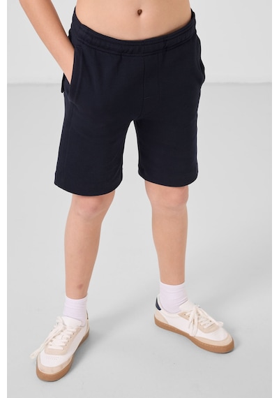 Tommylife Lacivert Pamuklu Yumuşak Dokulu Standart Fit Basic Erkek Çocuk Şort - 11293 Lacivert