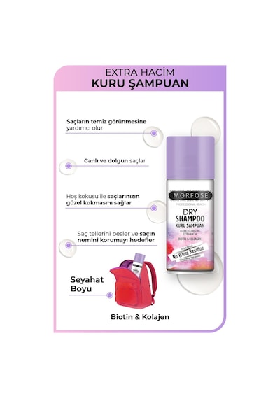 Morfose Ekstra Hacim Kuru Şampuan 90 ML