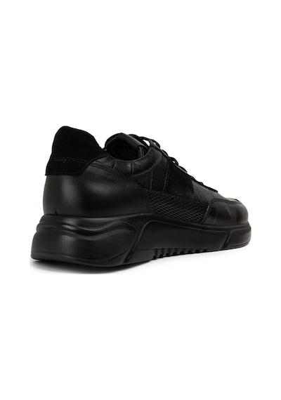 Deery Hakiki Deri Siyah Erkek Sneaker Ayakkabı - 01963Msyhe09 Siyah