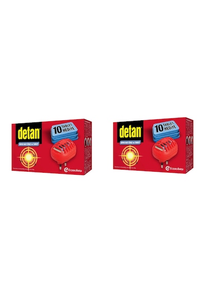 DETAN SİVRİSİNEKSİZ 10 GECE SÜPER MAT VE CİHAZ x 2 ADET