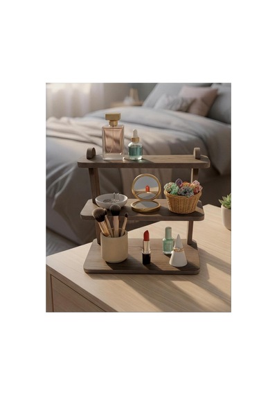 Mak101 Tezgah Üstü Organizer, Mutfak Rafı, Aksesuar Takı Standı, 3 Katlı, Lidya - 836614729 Lidya
