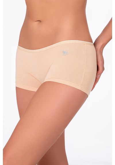 Kadın Modal Boxer Şort Ten Kompedan K23920 Ten