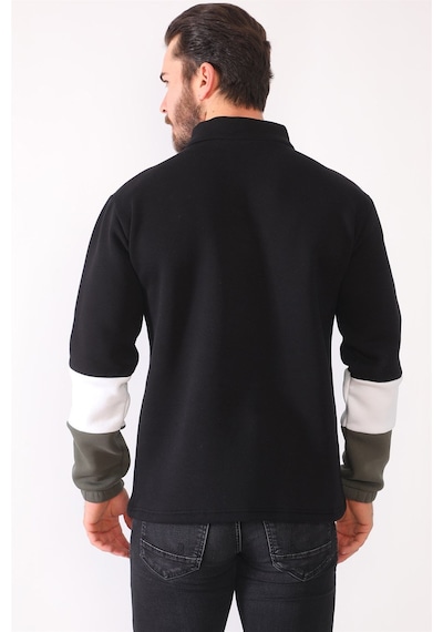 1041 Dewberry Erkek Sweatshırt-siyah Siyah
