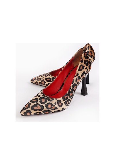 Mary Kadın Stiletto A002-k820 Leopar