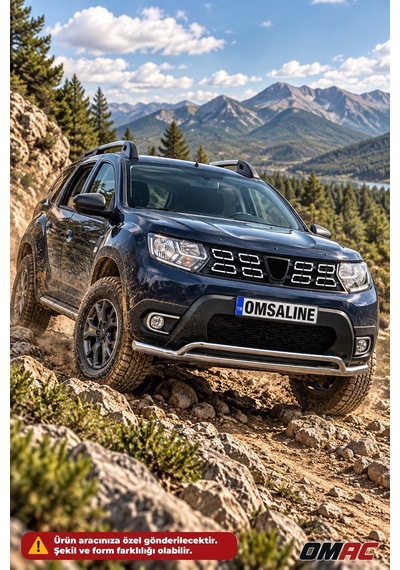 Mitsubishi L200 2019-2023 Uyumlu Araca Özel Vegas Ön Alt Koruma Krom