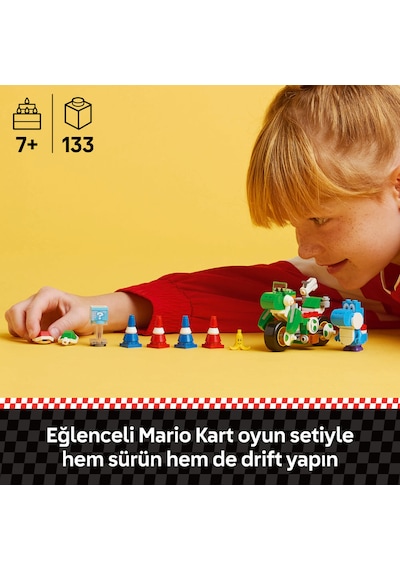 LEGO® Super Mario™: Mario Kart™ – Yoshi Bike 72031 - 7 Yaş ve Üzeri Çocuklar için Koleksiyonluk Yaratıcı Oyuncak Yapım Seti (133 Parça)