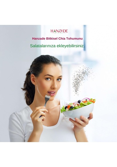 Hanzade Bitkisel Chia Tohumu 1 Kg Çiya Seed Yeni Mahsül Katkısız