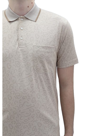 Santa Dmctekstil Erkek 2026 Desenli Klasik Kesim Rahat Kalıp Tek Cepli Polo Yaka T-shirt Açık Kahverengi Santa Dmctekstil Erkek 2026 Desenli Klasik Kesim Rahat Kalıp Tek Cepli Polo Yaka T-shirt Açık Kahverengi