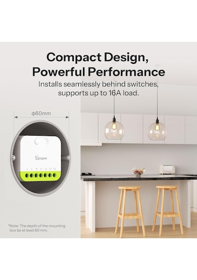 Mini-zb2gs Duo Zigbee 2 Kanallı Akıllı Röle Mini-zb2gs