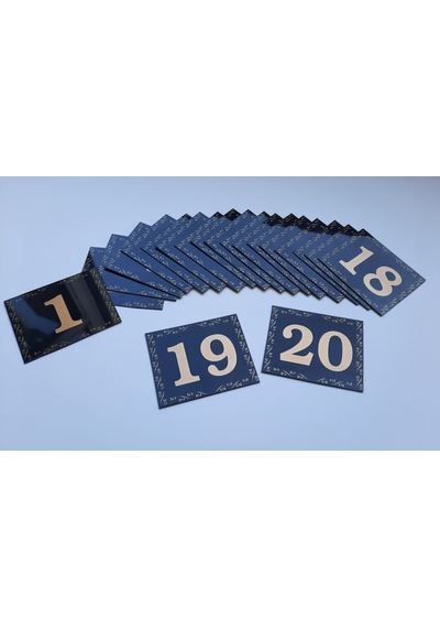 Kapı Numarası 5.5x6.5 Kendinden Yapışkanlı No:1 Den 20’E Kapı Numarası 5.5x6.5 Kendinden Yapışkanlı No:1 Den 20’E
