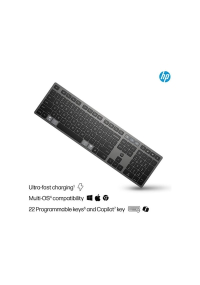 Hp 720 Çoklu Cihaz Şarj Edilebilir Kablosuz Klavye 9t5b1aa Hp 720 Çoklu Cihaz Şarj Edilebilir Kablosuz Klavye 9t5b1aa
