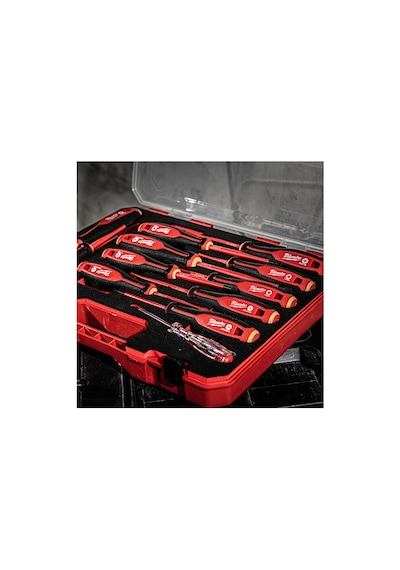 Milwaukee 4932479095 1000v İzoleli Vde Tri Lobe Tornavida Seti 12 Parça