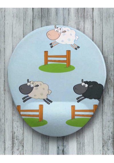 Sheeps Oval Bilek Destekli Mouse Pad Mousepad