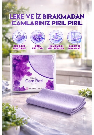 Mikrofiber Cam Bezi Son Teknolojili Kumaş Yapısı İle Yeni Nesil Kumaş 2 Adet Diğer