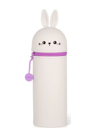 Legami Kawaii 2-ın-1 Silikon Kalem Çantası Tavşan Ka0014 Çok Renkli