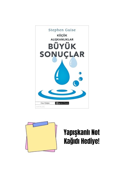 Küçük Alışkanlıklar Büyük Sonuçlar + Yapışkanlı Not Kağıdı