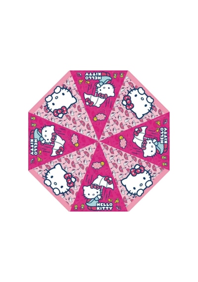 Lisanslı Bardaklı Figürlü Unisex Çocuk Şemsiyesi Pembe