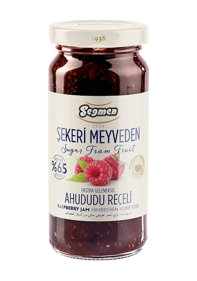 Seğmen Şekeri Meyveden Ahududu Reçeli Kavanoz 270 G