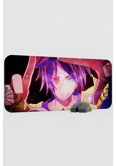 No Game No Life Anime V3 - 70x30 Xl Gaming Kauçuk Kaymaz Taban Mouse Pad Fare Altlığı