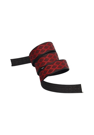 Angel Çanta Aksesuar 3 Cm Polyester Kolon Siyah Kırmızı 1 Metre