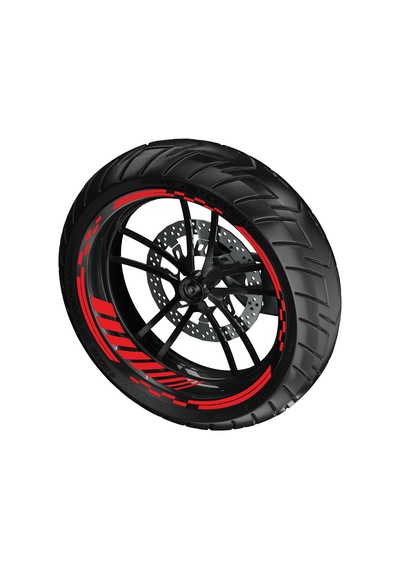 deeb Motogp Jant Şeridi Reklektif Kırmızı