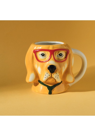 Karaca Animal Dog Mug Kupa Açık Ahşap