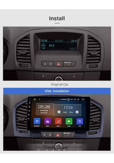 Opel İnsignia 2009-2012 Android 10+4 Çekirdek İşlemci+ 2Gb Ram+16