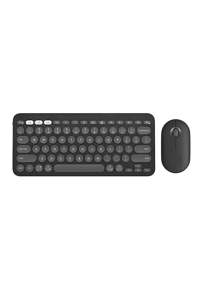Schitec Çift Cihaz Bağlantı Özellikli Klavye Ve Mouse Set 2.4g+bt Siyah Km902 Diğer