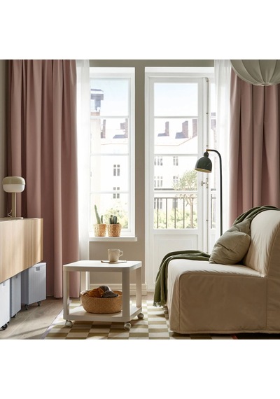 Ikea Bengta Fon Perde 210x300 Cm Açık Pembe