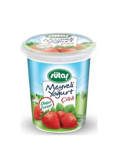 Sütaş Çilekli Yoğurt 500 G