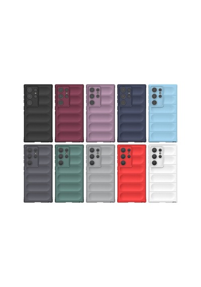 Samsung Galaxy  Uyumlu  S24 Ultra Kılıf Optimum Silikon - Sky Blue