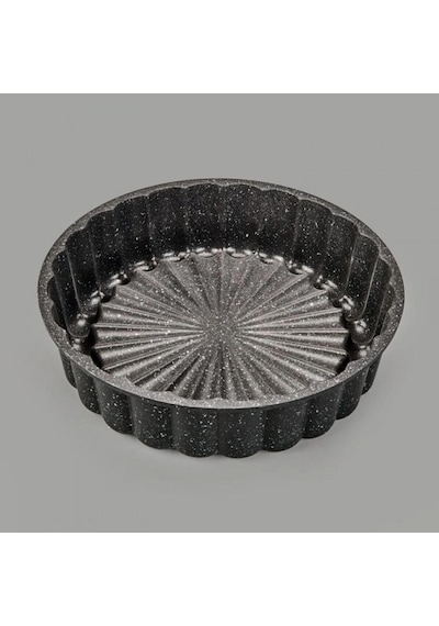 Rss Lav Metal Granit Döküm Tart Kalıbı 26 Cm Siyah