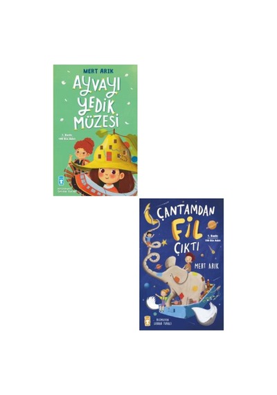 Ayvayı Yedik Müzesi + Çantamdan Fil Çıktı 2 Kitap Set - Mert Arık