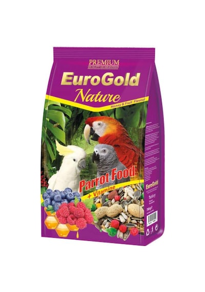 Eurogold Bal ve Meyve Aromalı Papağan Yemi 750 G