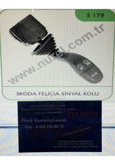 Nurel S179 Sinyal Kolu Skoda Felicia 6u0953521a