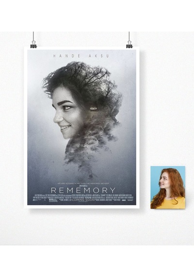 Bk Gift Kişiye Özel Rememory Film Afişi Poster 50 X 70 Cm. 2