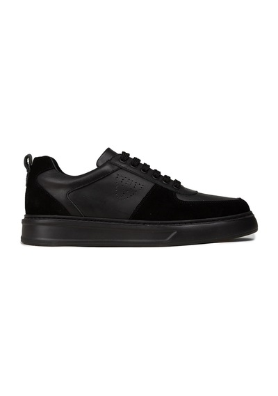 Deery Erkek Hakiki Deri Siyah Sneaker Ayakkabı - 02014msyhc01 Siyah