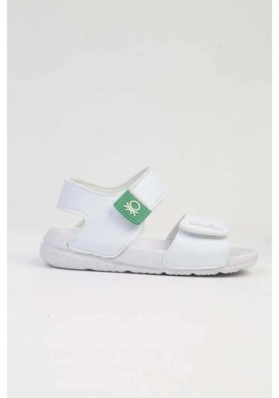 Benetton Bn-1252 Unisex Çocuk Bebe Ortopedik Günlük Sandalet Beyaz