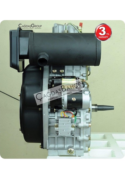 Goldmoto Gm1100F-G1A Dizel Motor 15Hp Marşlı Krank Mili Konik