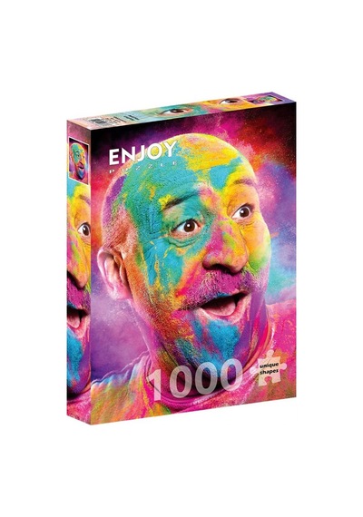 Enjoy 1000 Parça Rengarenk Yüz İfadesi Puzzle