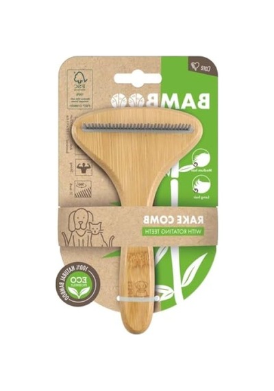 Ergonomik Bamboo Tarak