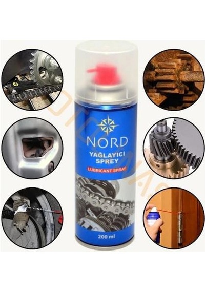 Nord Çok Amaçlı Pas Sökücü Yağlayıcı Sprey 200 Ml
