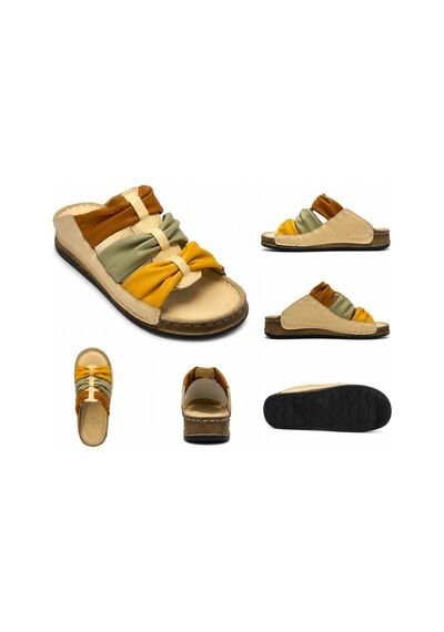 N Napa Shoe Np.307.bej Deri Terlik