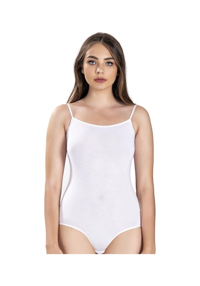 Jiber Kadın İp Askılı Kancalı Likralı Body 502 6 Adet 001
