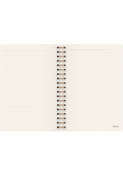 Marrakech Spiralli Defter Çizgili Zürafa 17x24 Cm