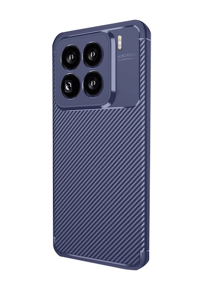 Newface Xiaomi Mi 15 Pro Kılıf Auto Focus Karbon Kapak - Lacivert