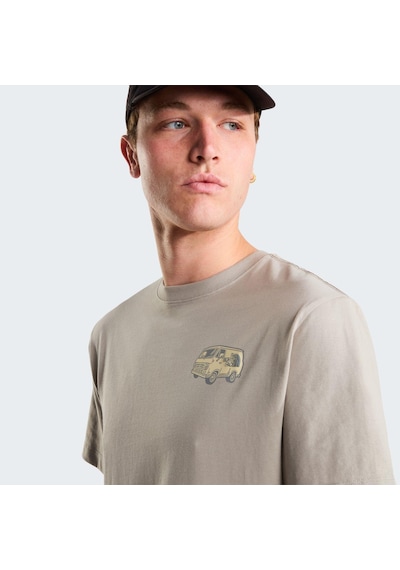 The North Face M Van Lıfe Relaxed Short Sleeve Tee-grap Erkek Tişört Nf0a8gqn2mb1 Gri