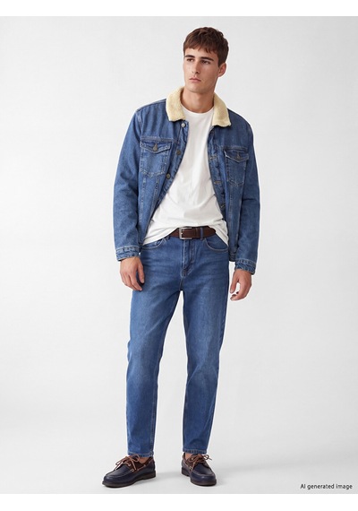 Lcw Jeans İndigo Regular Fit Erkek Jean Mont