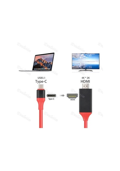 Usb Type C 3.1 To Hdmi Çevirici 4330A Galaxy S9/S10 Note 9 LG Uyumlu G5